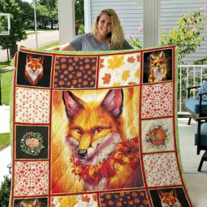 Fox Quilt Blanket 3 Dhc1501466Vt and Home Decor
