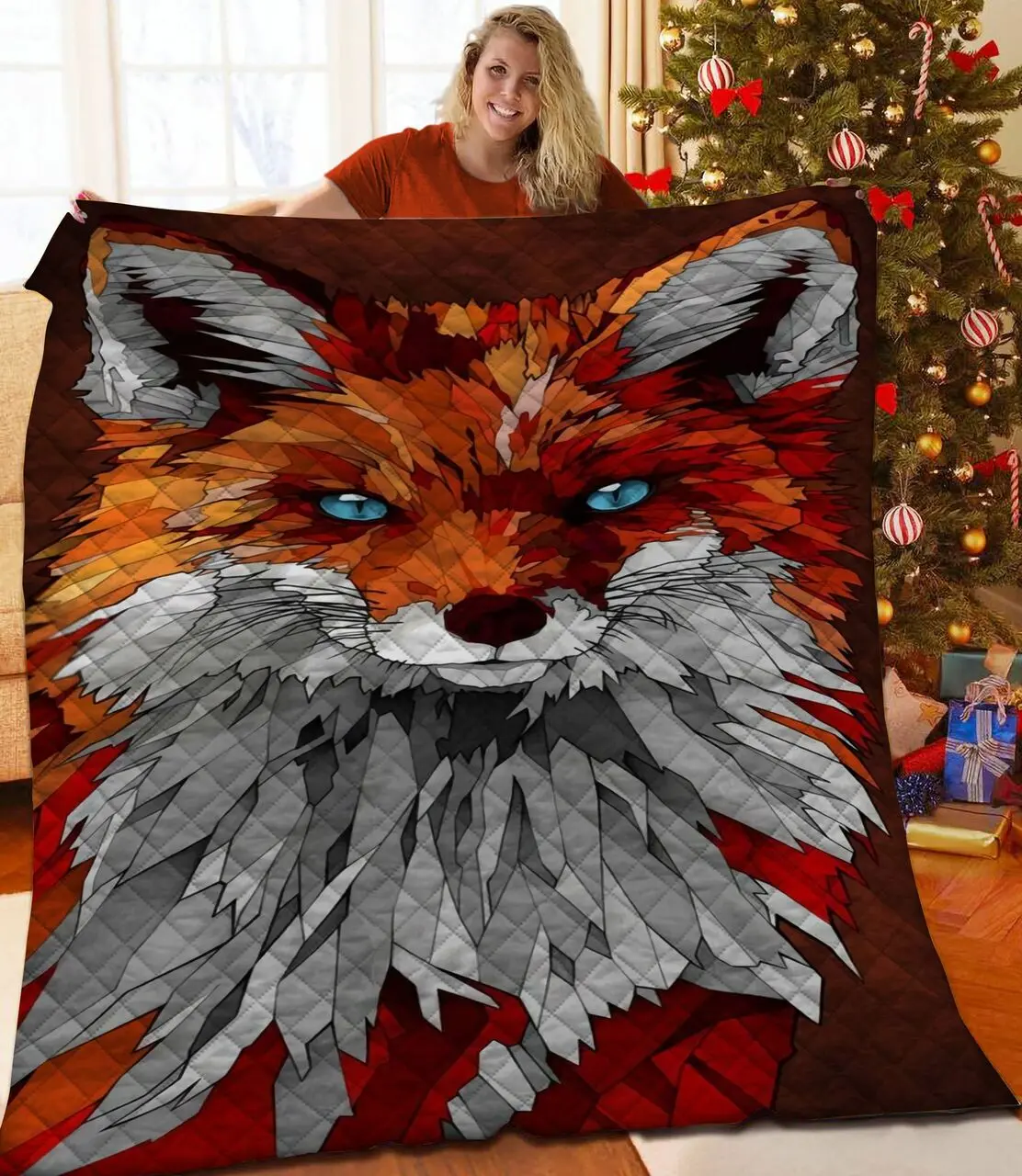 Fox Quilt Kdq and Home Decor