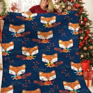 Fox Quilt Kef and Home Decor