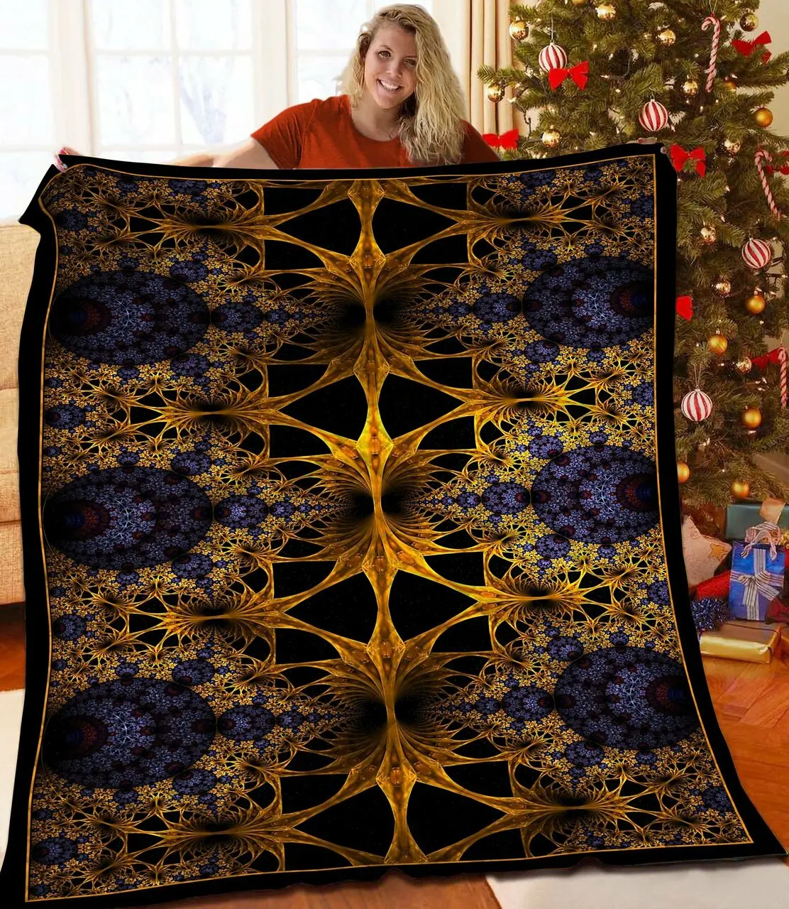 Fractal Quilt Kcc and Home Decor