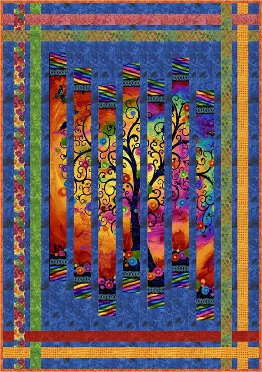 Fracture Clm270654 Quilt Blanket and Home Decor