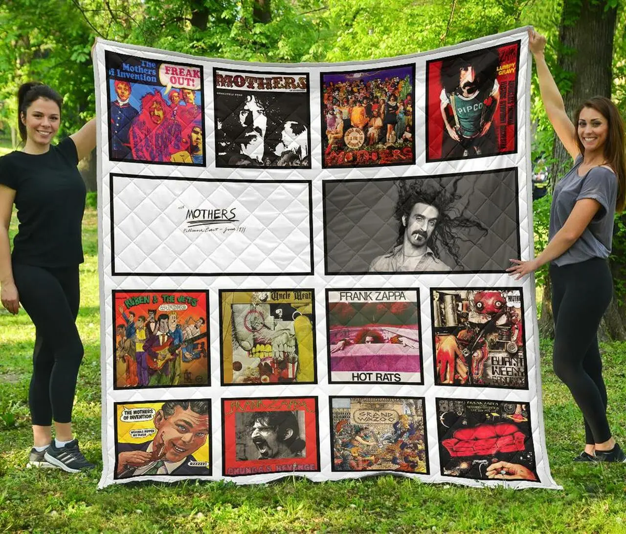 Frank Zappa Premium Quilt Blanket Quilt and Home Decor