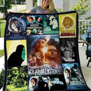 Frankenstein Quilt Blanket and Home Decor