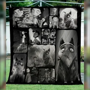 Frankenweenie Quilts Blanket For Fans and Home Decor