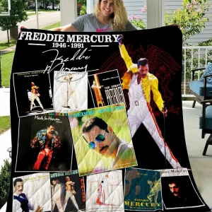 Freddie Mercury Vr1 New Quilt Blanket and Home Decor