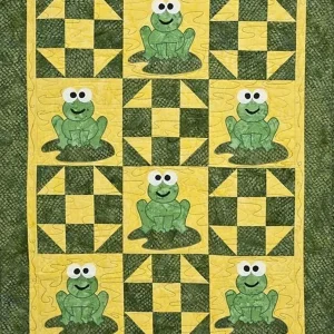 Frog Cl070615 Quilt Blanket and Home Decor