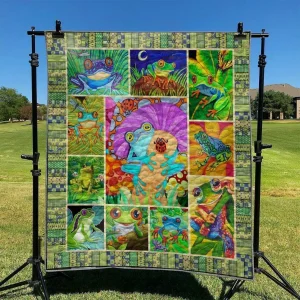 Frog DHCLD0909 Quilt Blanket and Home Decor