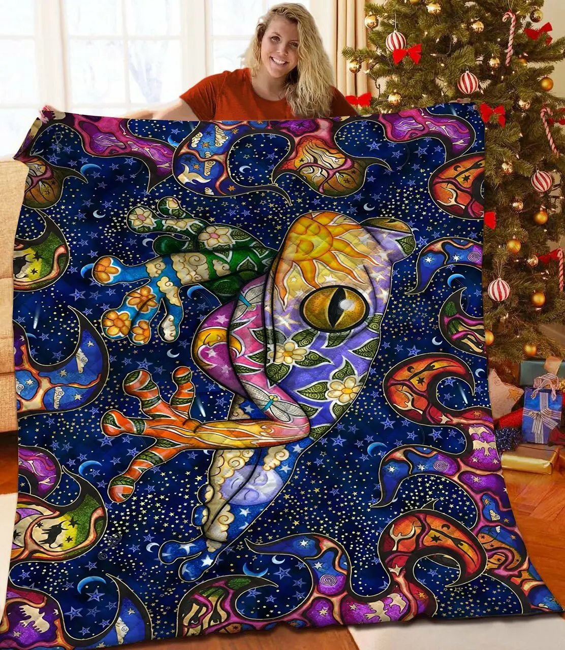 Frog Quilt Geo and Home Decor