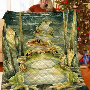 Frog Quilt Gfi and Home Decor