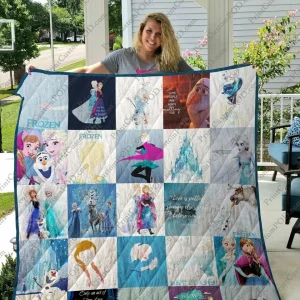 Frozen Quilt Blanket For Fans and Home Decor