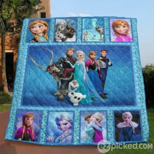 Frozen Quilt Blanket Vq06 Quilt and Home Decor