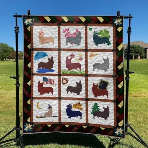 Fun Dog DHCLD0909 Quilt Blanket and Home Decor