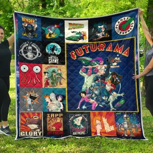 Futurama Quilt and Home Decor