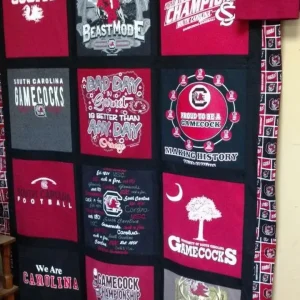 Gamecocks 2 Quilt Blanket Pt27 Quilt and Home Decor