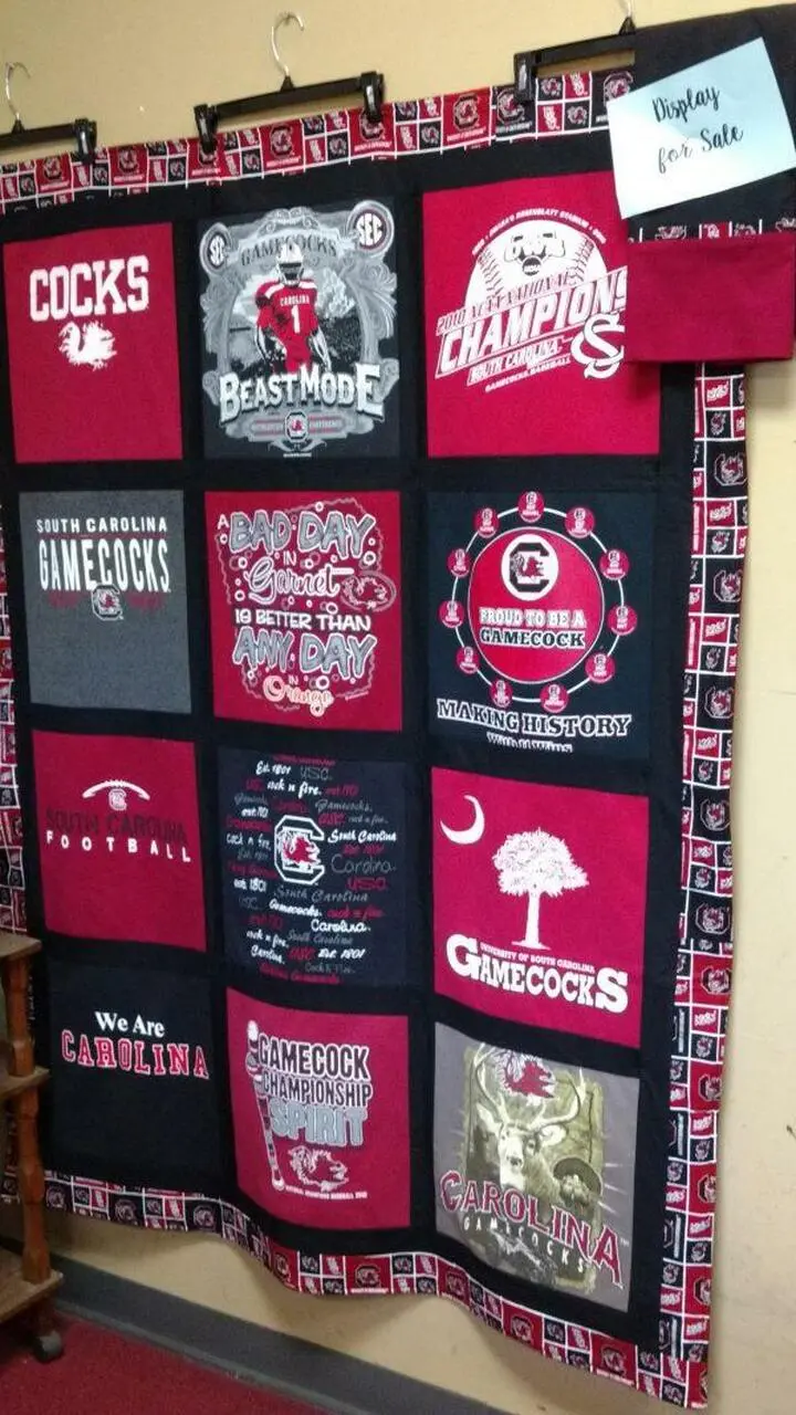 Gamecocks 2 Quilt Blanket Pt27 Quilt and Home Decor