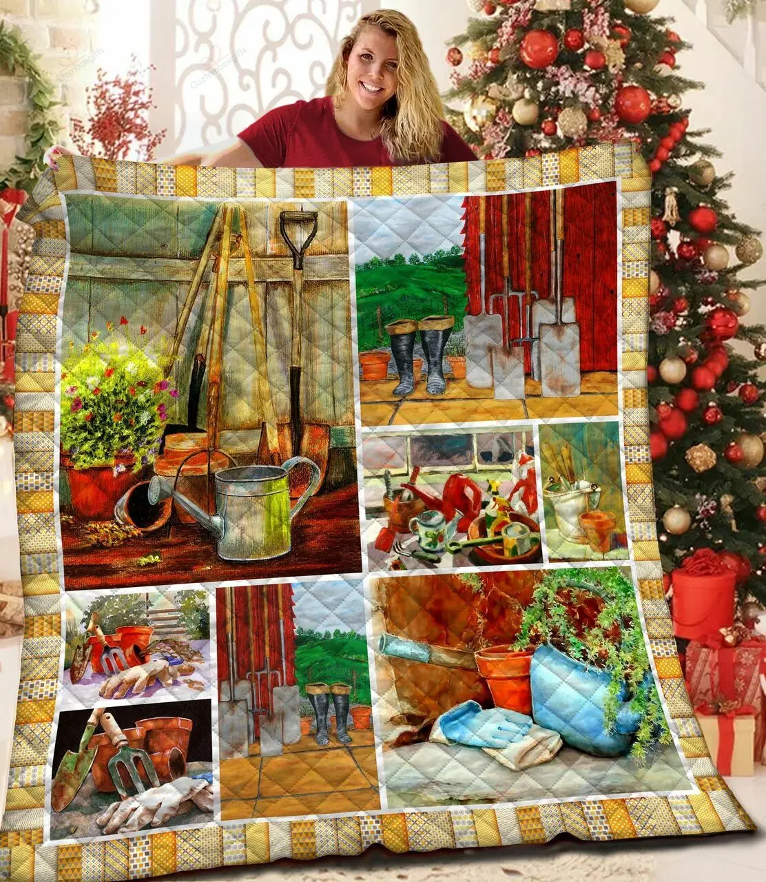 Gardening NT2309021CL Quilt Blanket and Home Decor