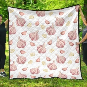 Garlic Pattern DHCDHC DT1910 Quilt Blanket and Home Decor