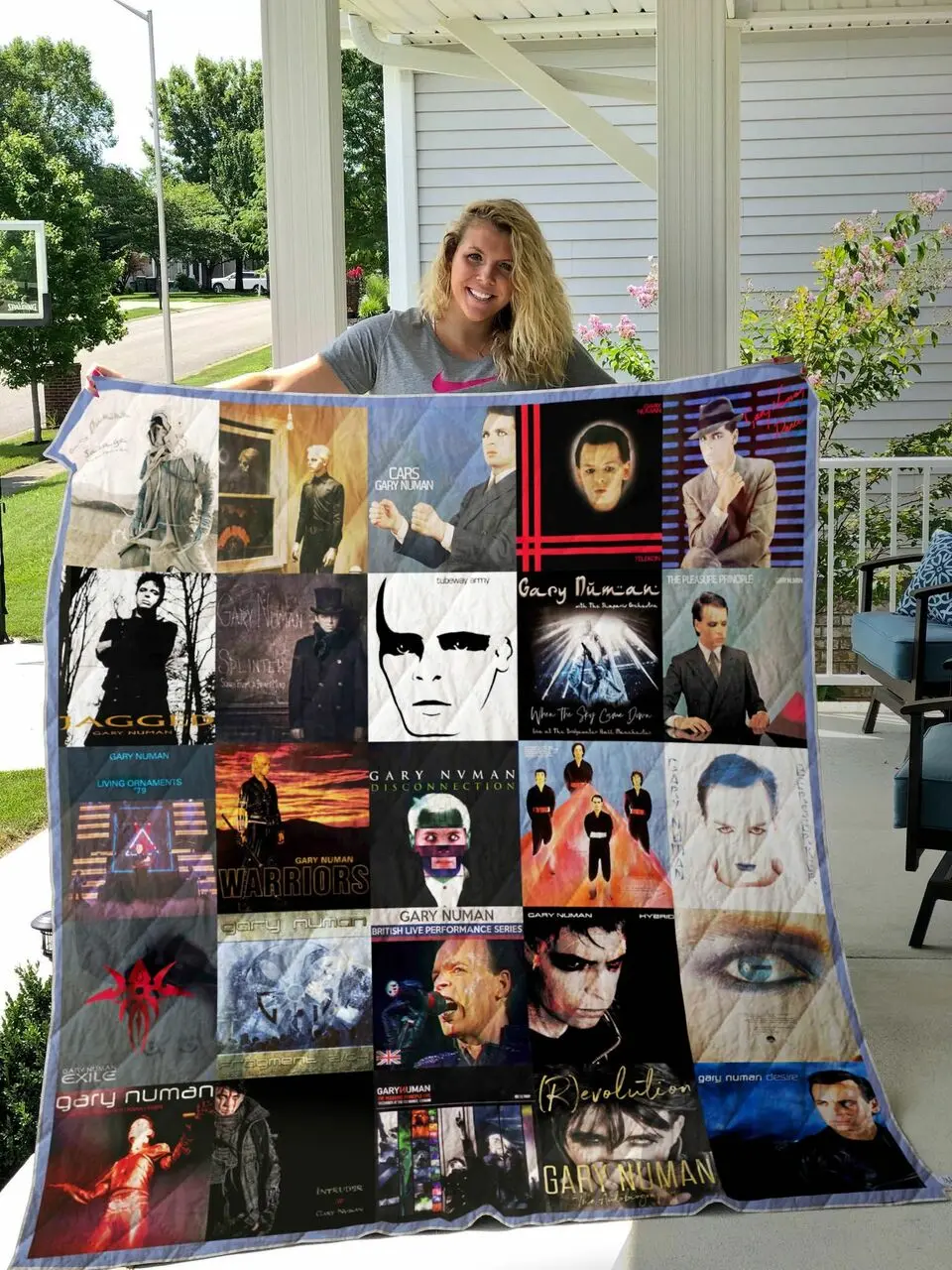 Gary Numan Quilt Blanket Ver 2 and Home Decor