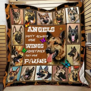 German Shepherd Cl19100360Mdq Quilt Blanket and Home Decor