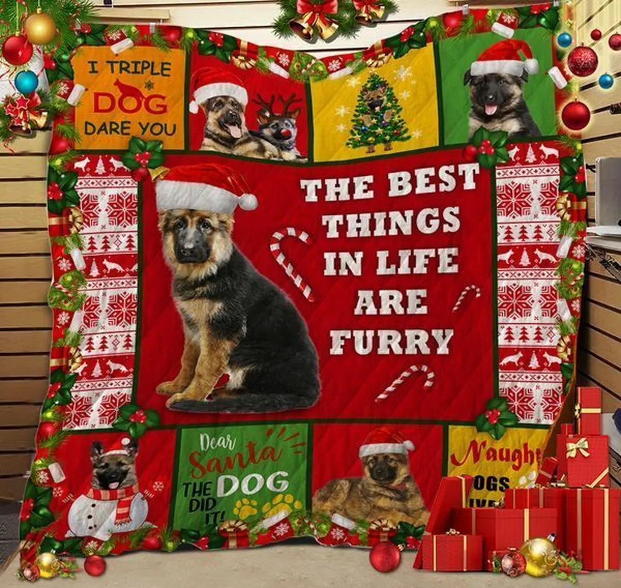 German Shepherd Quilt Blanket DHC150120672TD and Home Decor