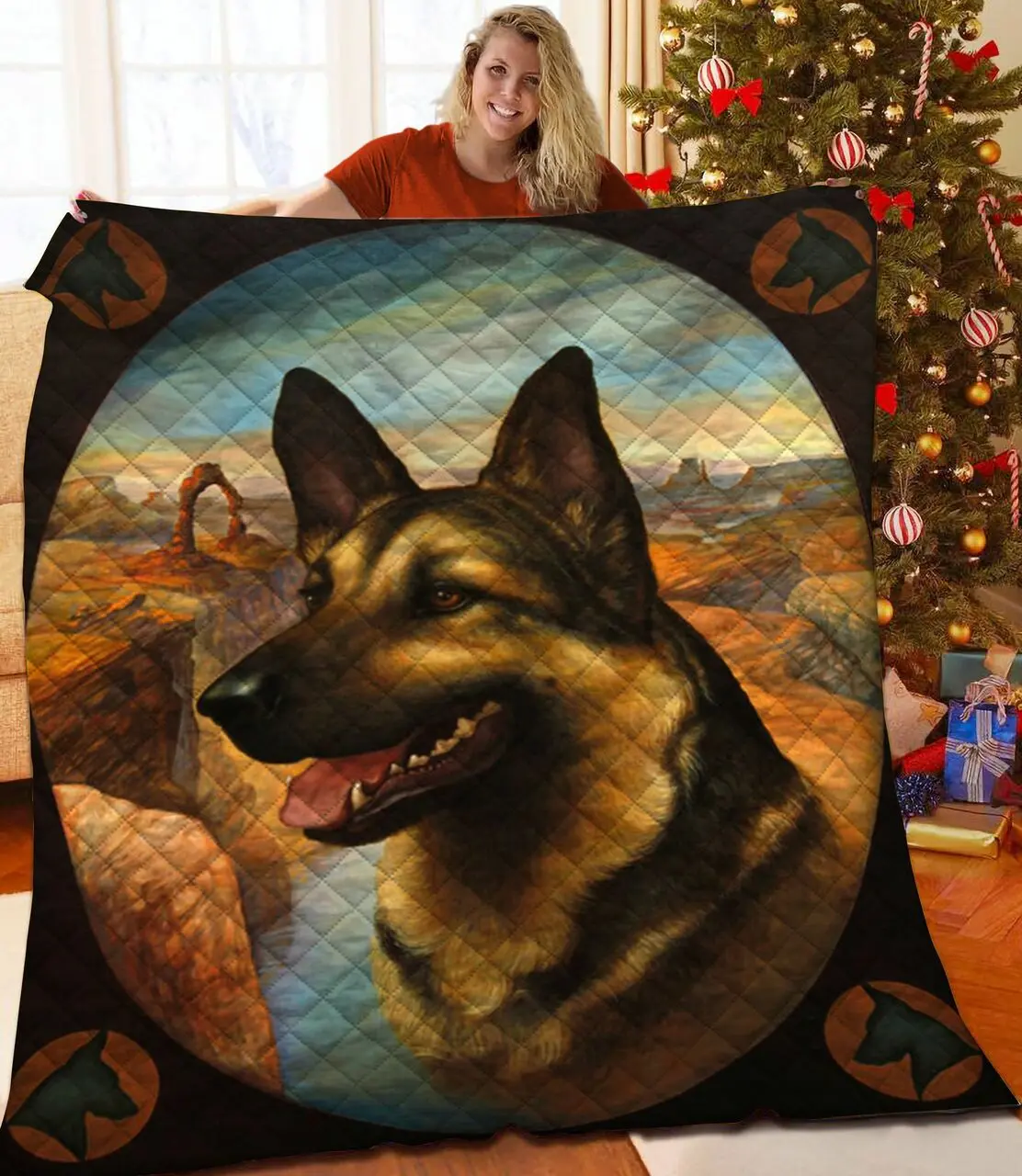 German Shepherd Quilt Idx and Home Decor
