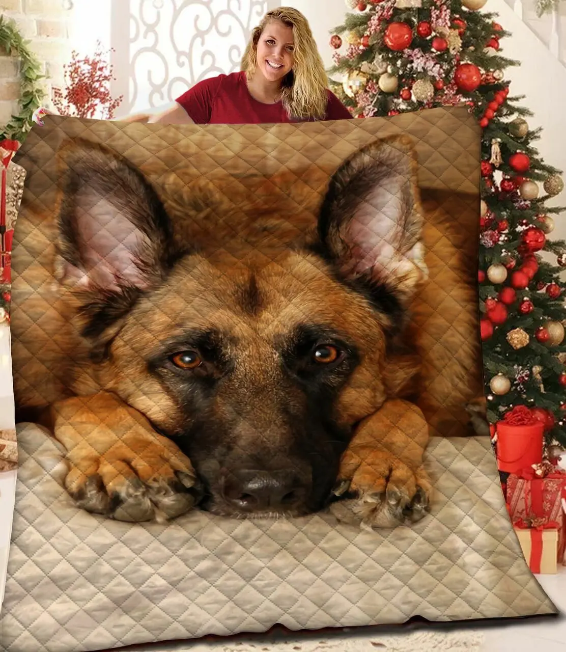 German Shepherd Quilt Ijc and Home Decor