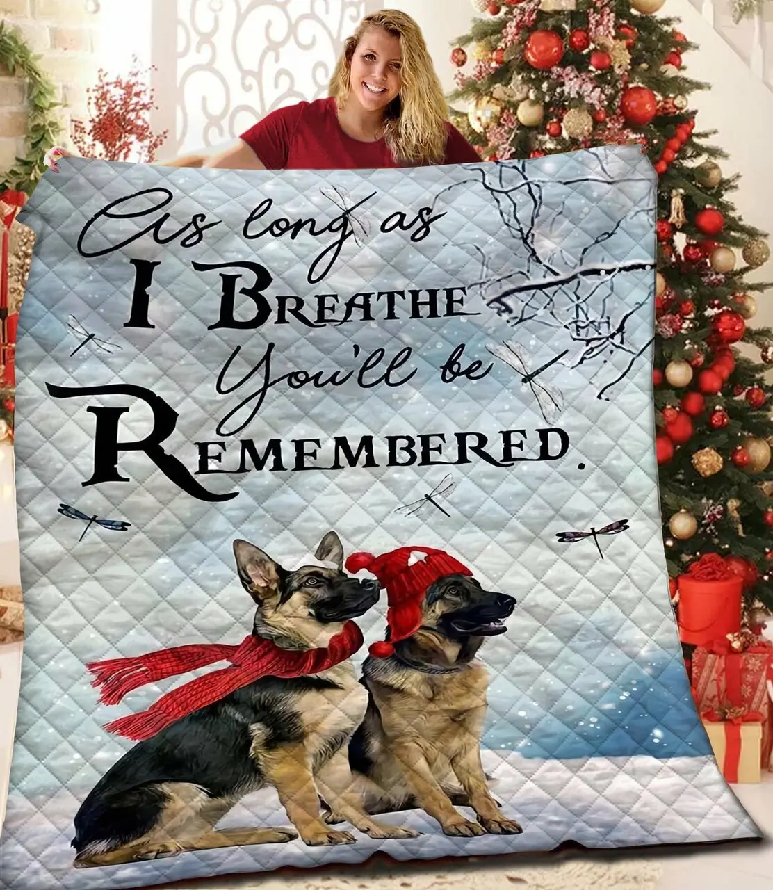 German Shepherd Quilt Ijh and Home Decor