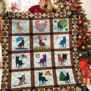 German Shepherd Quilt Ilu and Home Decor