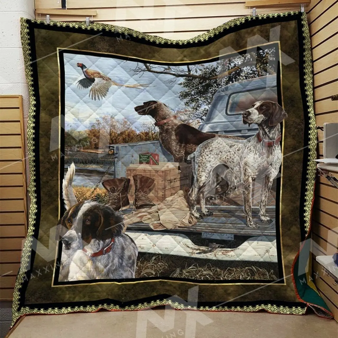 German Shorthaired Pointer Quilt Blanket Dhc0910329Vt and Home Decor