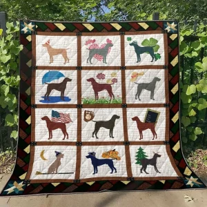 German Shorthaired Pointer Tl300513 Quilt Blanket and Home Decor