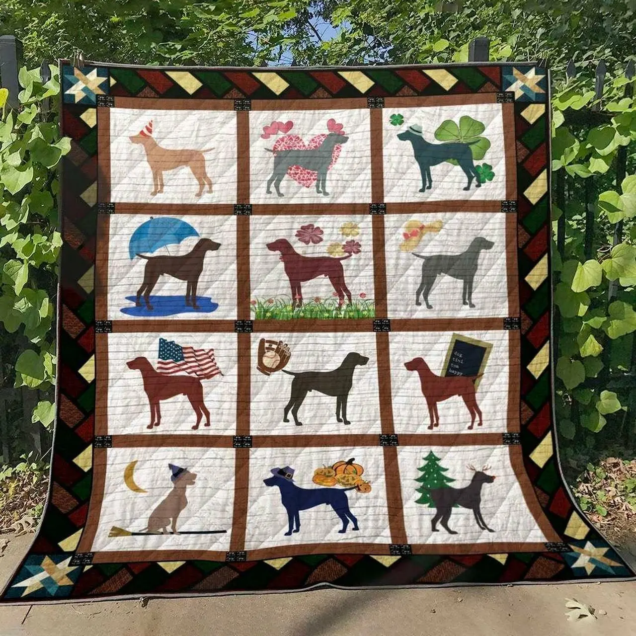 German Shorthaired Pointer Tl300513 Quilt Blanket and Home Decor