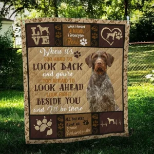 German Wirehaired Pointer Cl09100109Mdq Quilt Blanket and Home Decor