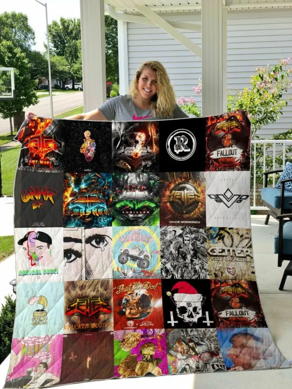 Getter 3D Personalized Customized Quilt Blanket 25 and Home Decor