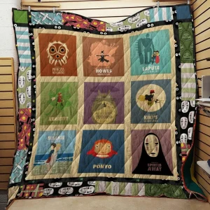 Ghibli 01 Quilt Quilt and Home Decor