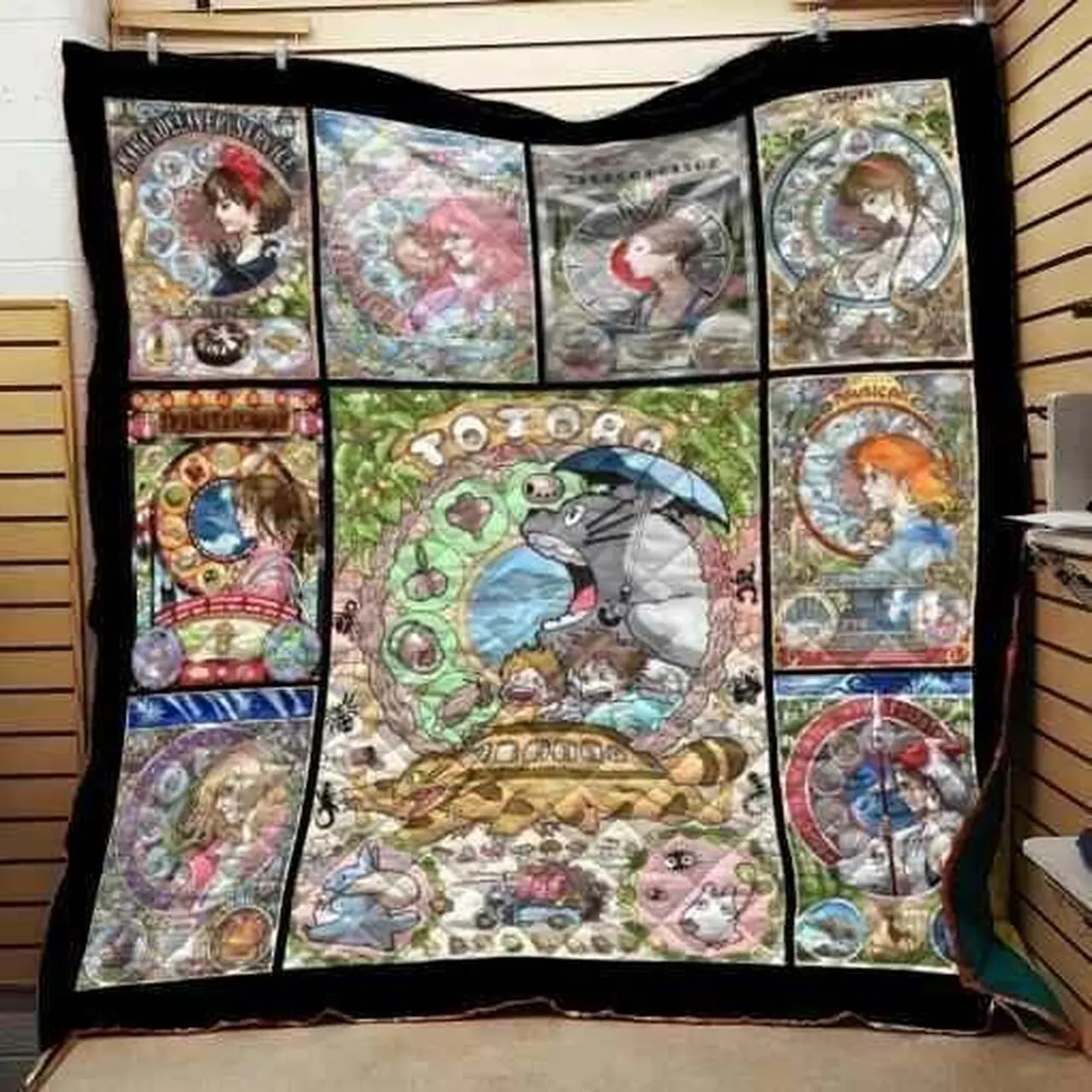 Ghibli Antique Art Blanket Th0907 Quilt and Home Decor