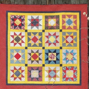 Gingham Star Hur Quilt Cysixd and Home Decor
