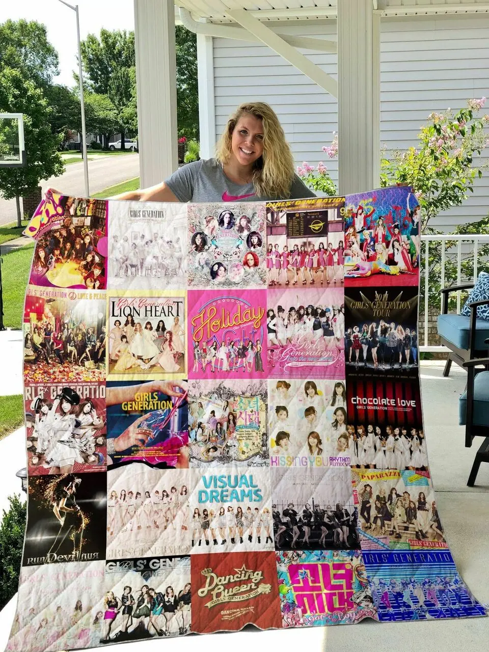 Girls Generation Quilt Blanket and Home Decor
