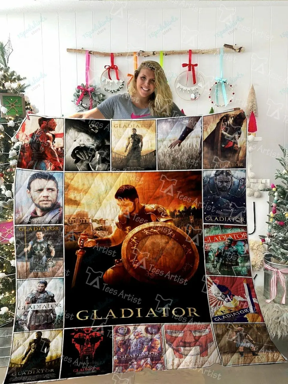 Gladiators Quilt Blanket 02330 and Home Decor