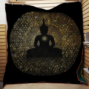 Glowing Buddha Quilt and Home Decor
