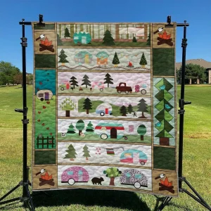 Go Camping DHCKL0909 Quilt Blanket and Home Decor