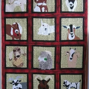Goat Cla190649 Quilt Blanket and Home Decor