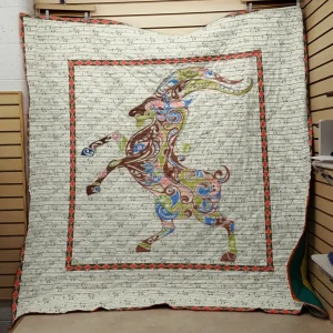 Goat Quilt Blanket Dhc1501647Vt and Home Decor