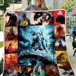 Godzilla Quilt Blanket M160641 Quilt and Home Decor