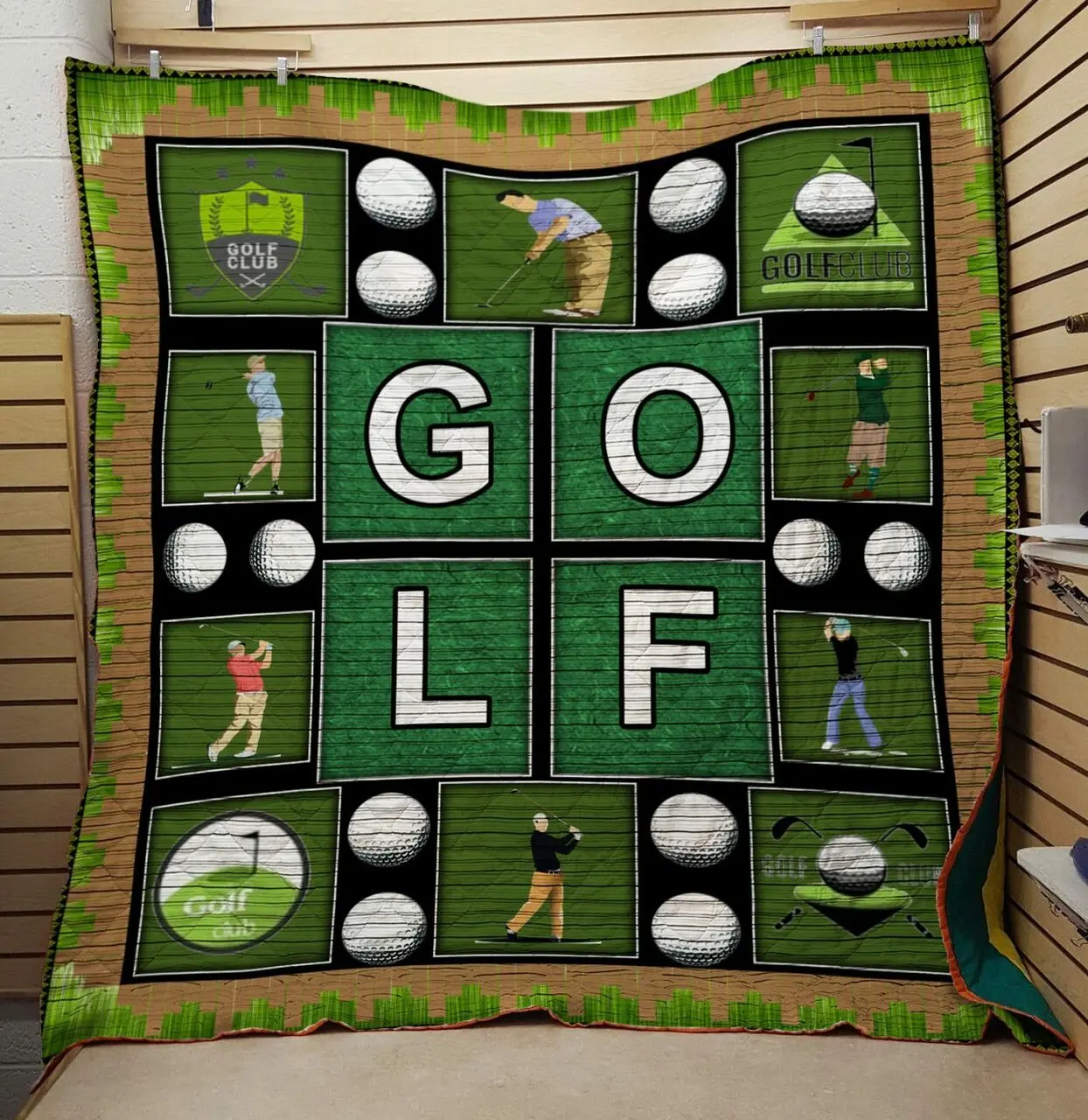 Golf 3 Quilt and Home Decor