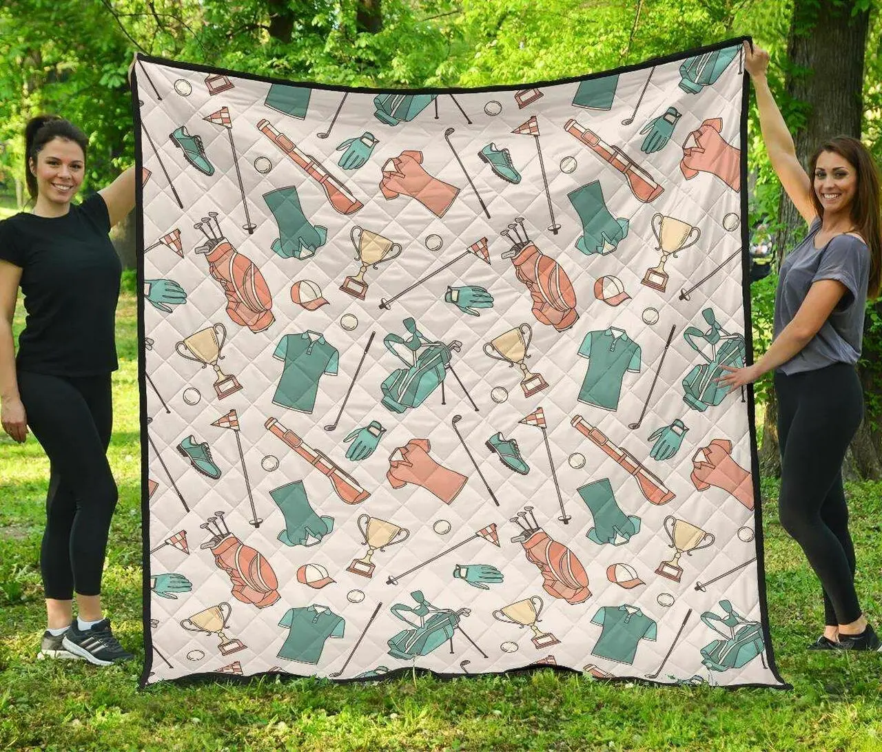 Golf Cl12100317Mdq Quilt Blanket and Home Decor