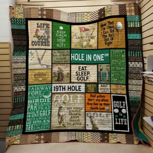 Golf Is Life Quilt and Home Decor