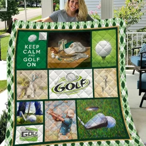 Golf Lover Quilt Tno and Home Decor