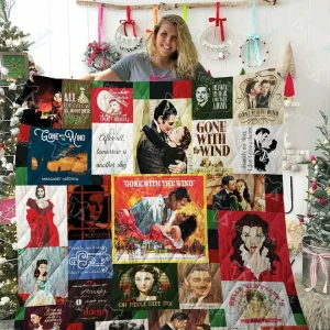 Gone With The Wind Quilt Blanket 02031 and Home Decor