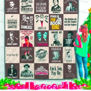 Goodfellas Poster Quilt 2 and Home Decor