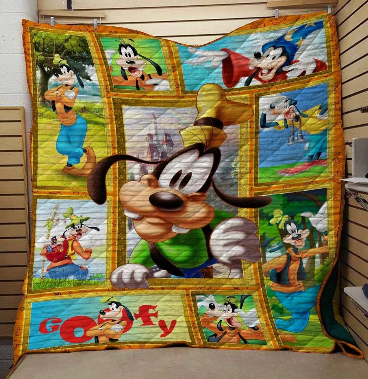 Goofy Quilt Blanket Quilt and Home Decor